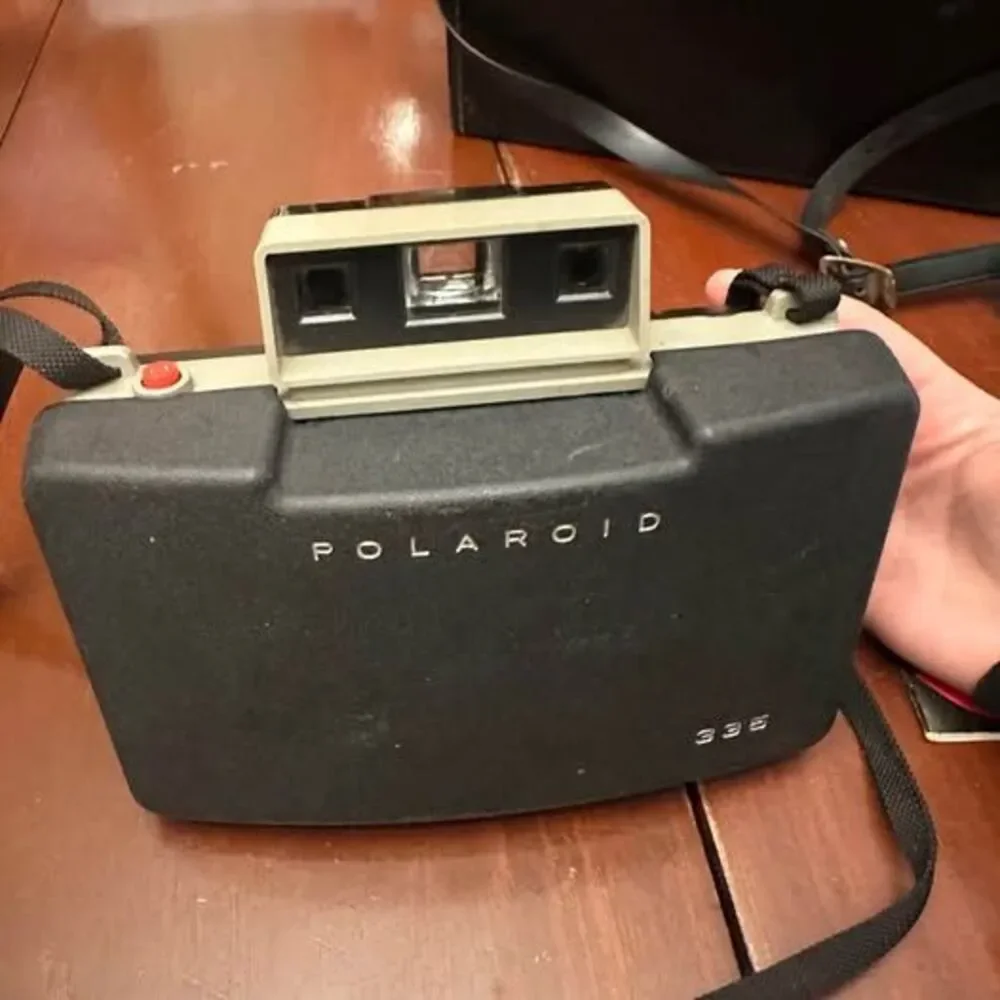 Polaroid Automatic 333 Land Camera Vintage 1960s 1970s With Case Box Bag